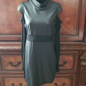 Sexy, Leather Little Black Dress